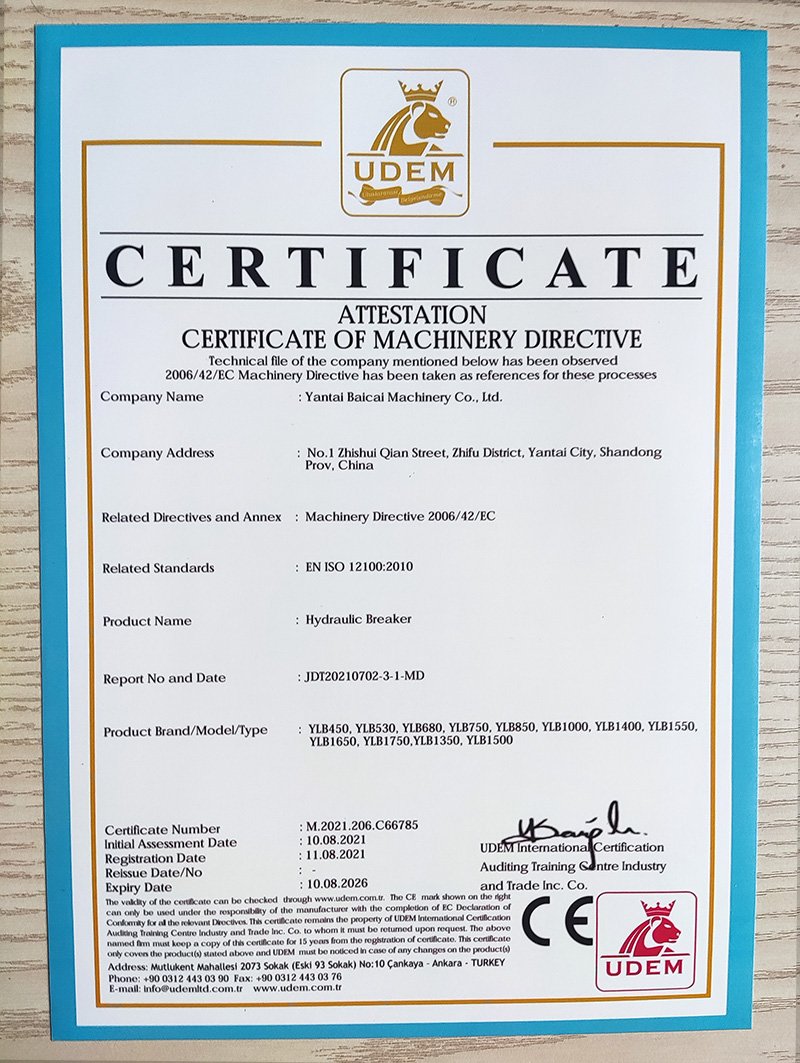 CE Certificate